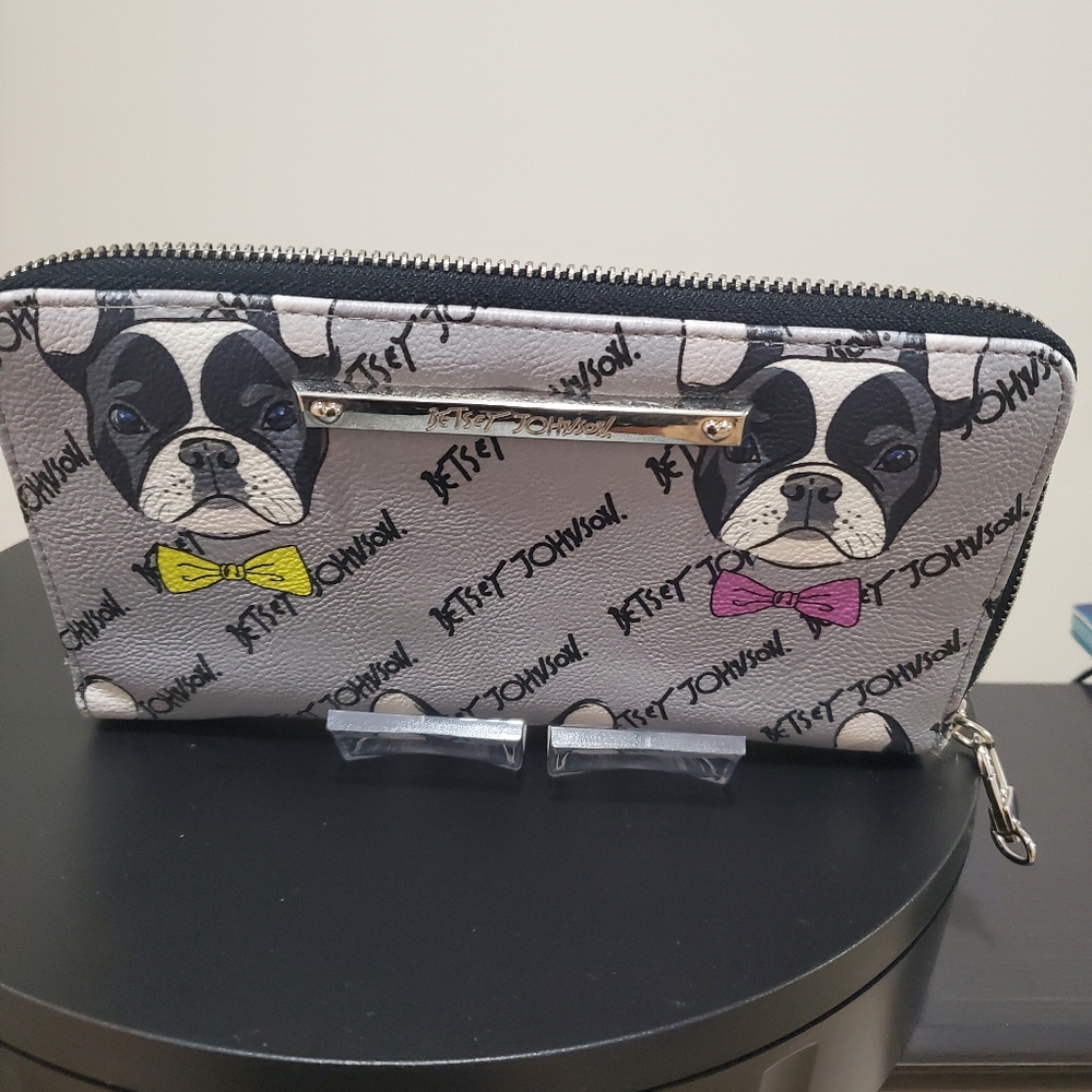 Betsey Johnson French Bulldog Wallet